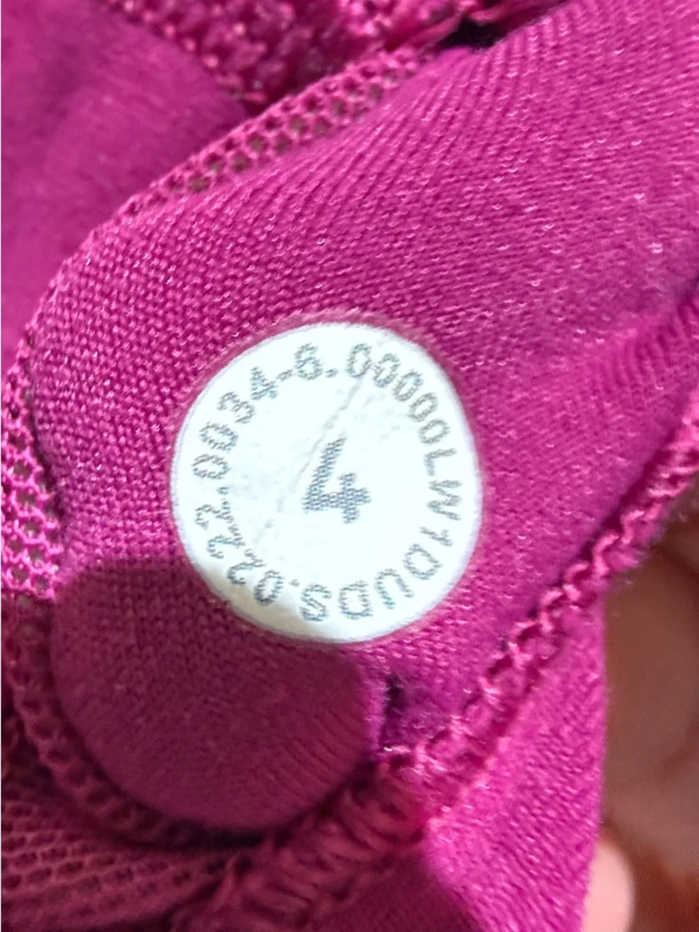 Lululemon Fuchsia Athletic Cropped Tank Sz 4